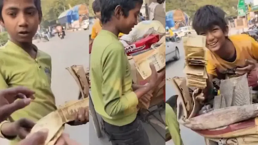 Child rag pickers find bags filled with demonetised Rs 500 notes, watch