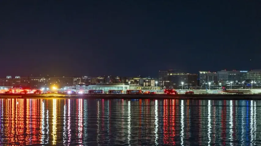 Helicopter and flight crash in US