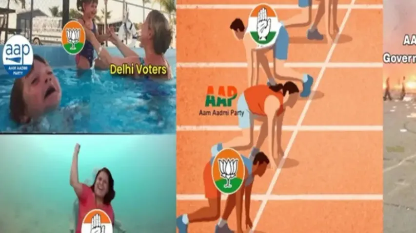 Delhi polls result: BJP crosses majority, sparks meme frenzy on social media