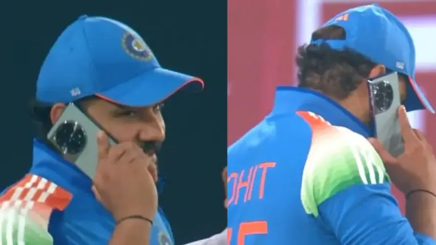 Rohit Sharma’s ‘phone call’ at Cuttack Barabati Stadium goes viral; stolen iPhone memory resurfaces