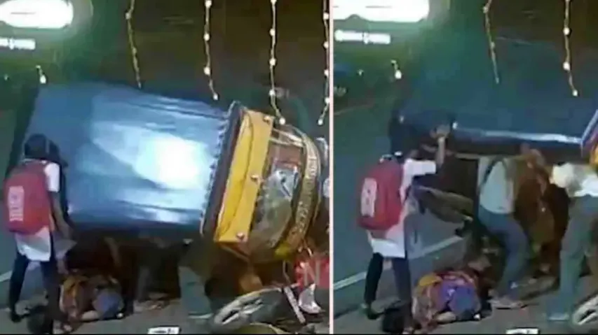 International Women Day Celebration With Old Video Of Schoolgirl Lifting Auto
