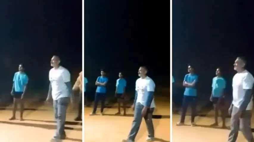 SSMB29 shoot: SS Rajamouli spotted playing volleyball with locals in Odisha’s Koraput