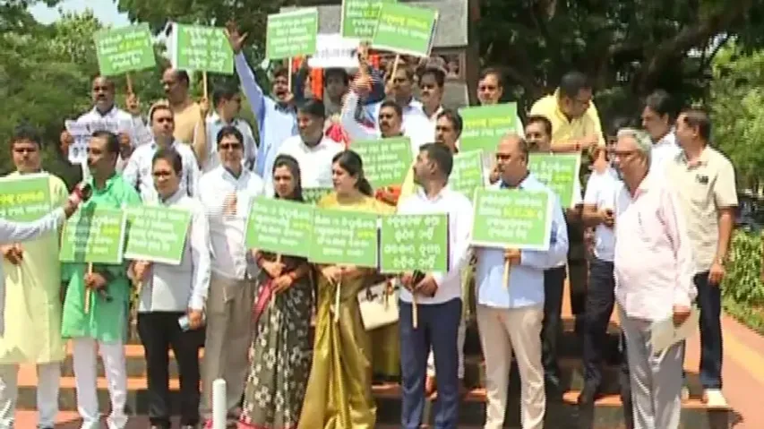 After Congress, high drama by BJD MLAs in Odisha Assembly