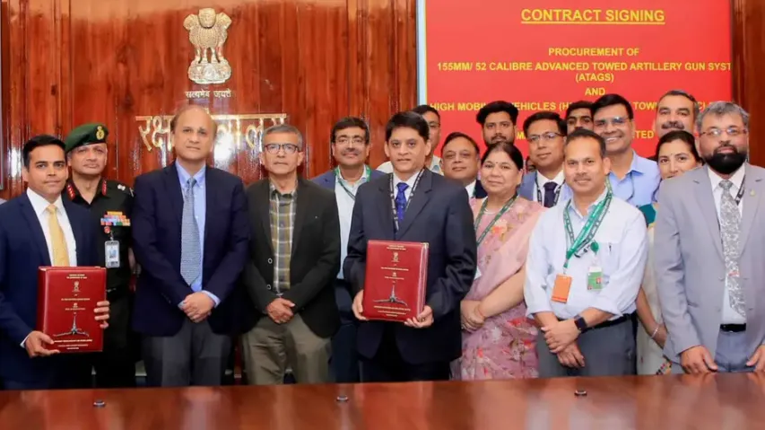 Centre inks Rs 6,900 cr contracts for advanced artillery gun systems, high mobility vehicles