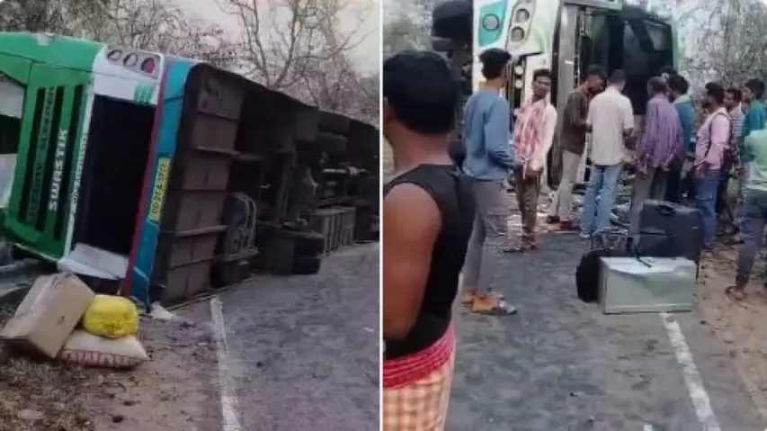 Tragic bus accident leaves 23 injured; 2 critical in Odisha’s Rayagada