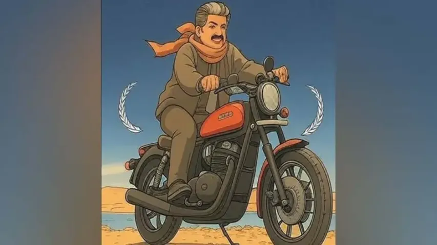 Anand Mahindra joins Ghibli trend, attracts hilarious reactions