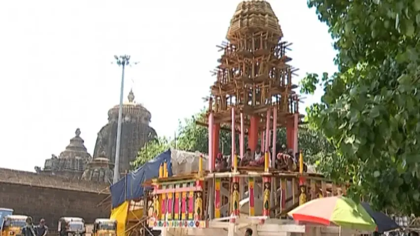 Rukuna Rath Yatra of Lord Lingaraj in Bhubaneswar 