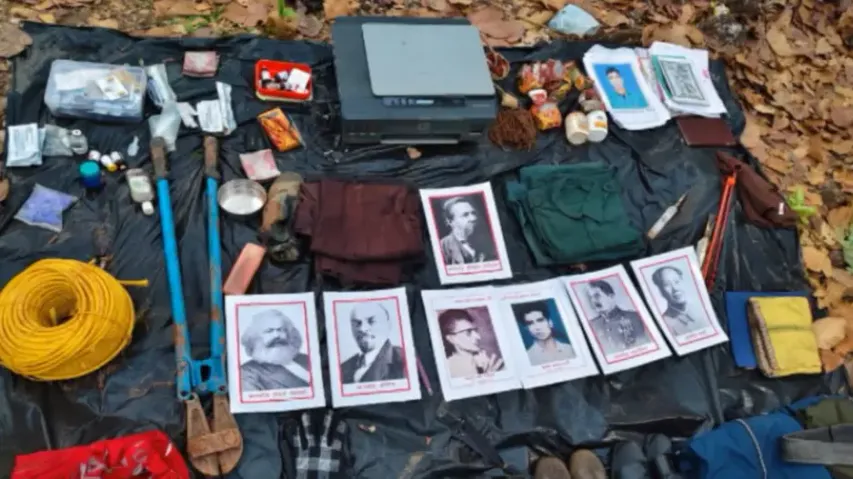 Huge quantity of arms, explosives seized from Maoist hideout along Odisha-Jharkhand border