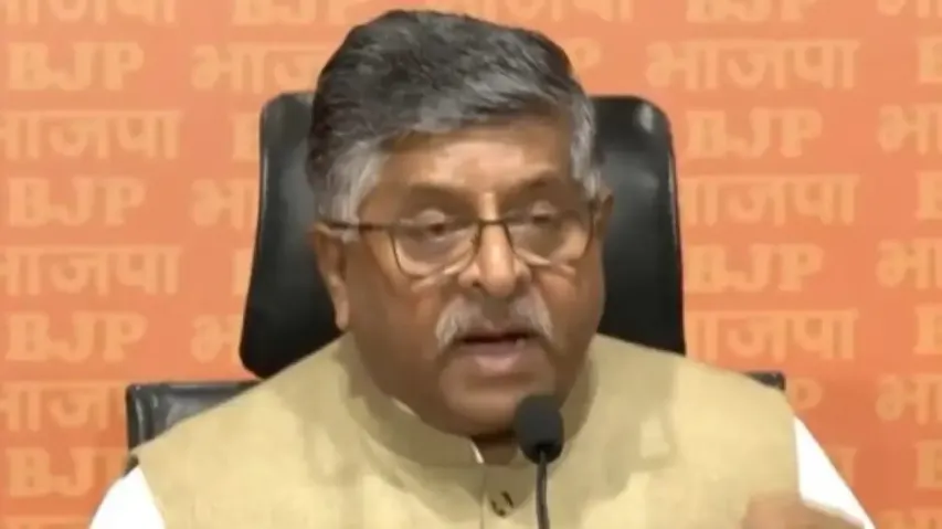 BJP Leader Ravi Shankar Prasad