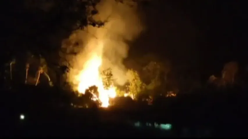 Property worth lakhs reduced to ashes after cylinder explodes after short circuit