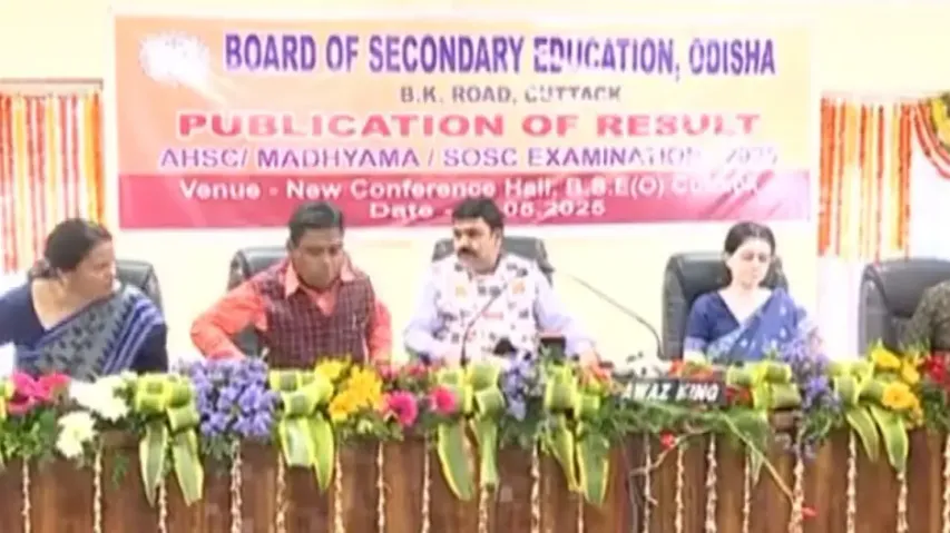 Matric results 2025 announced at BSE Odisha