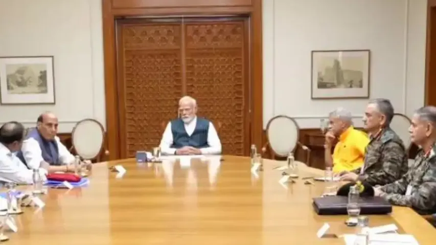 Prime Minister Narendra Modi holds a meeting 