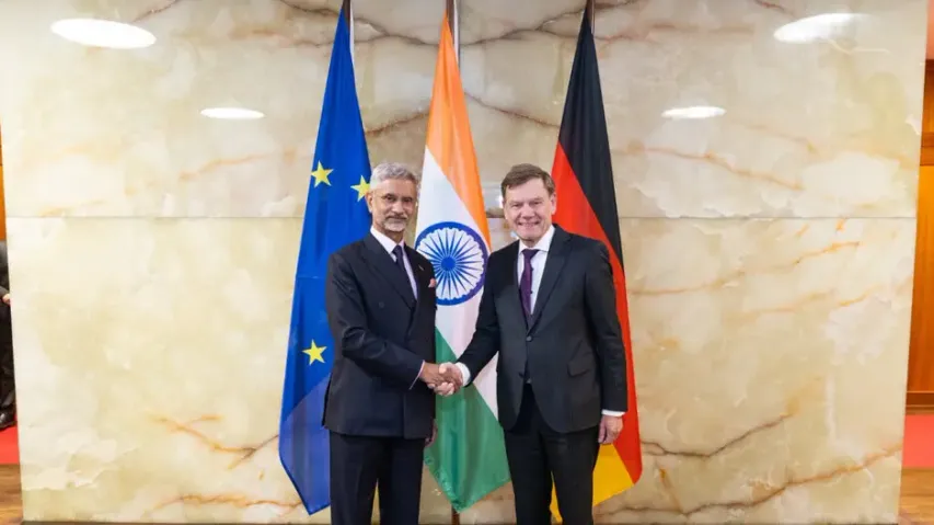 S Jaishankar and Johann Wadephul