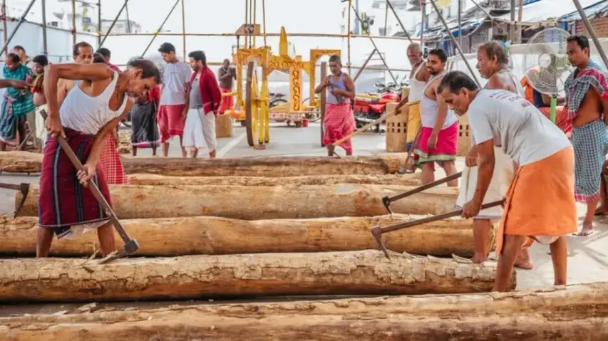 Timber shortage hits chariot construction work ahead of Puri Rath Yatra