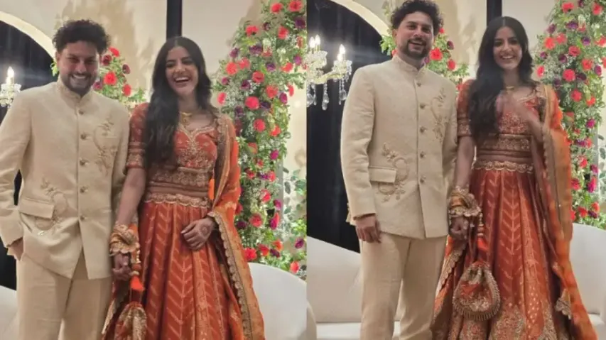 Indian spinner Kuldeep Yadav gets engaged to childhood best friend; check adorable pics