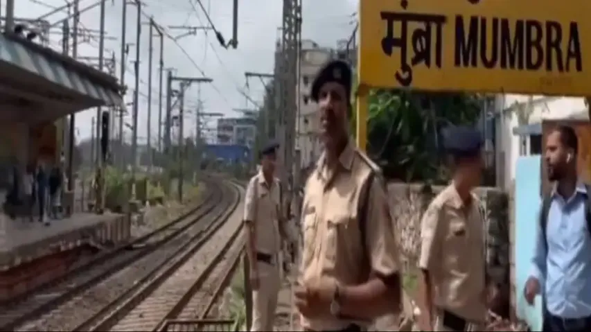 Mumbra station in Thane, Maharashtra