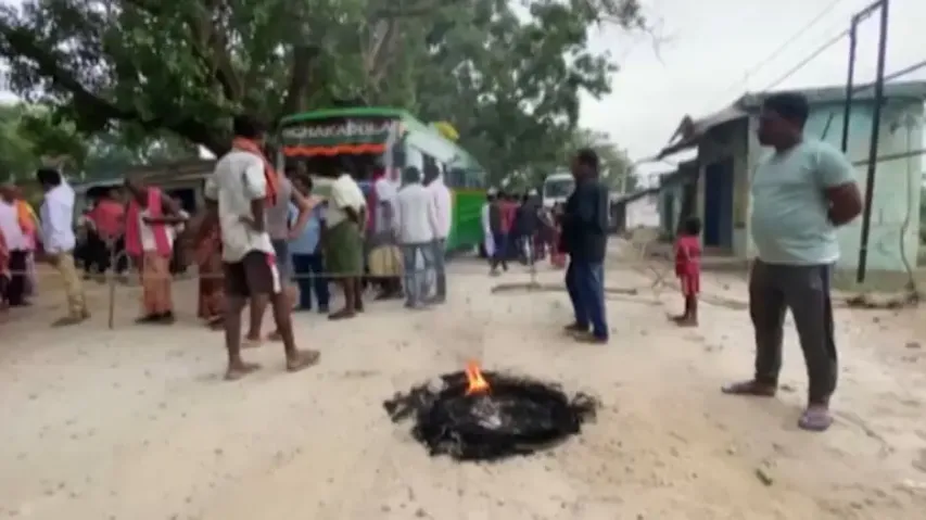 Protest, road blockade in Odisha’s Bolangir over ‘irregularities’ in construction works