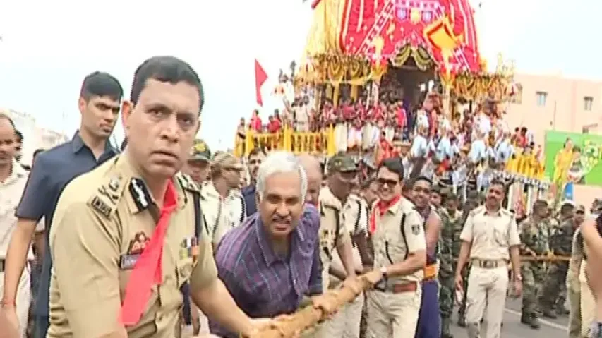Odisha Ministers, top officials dip in spirituality