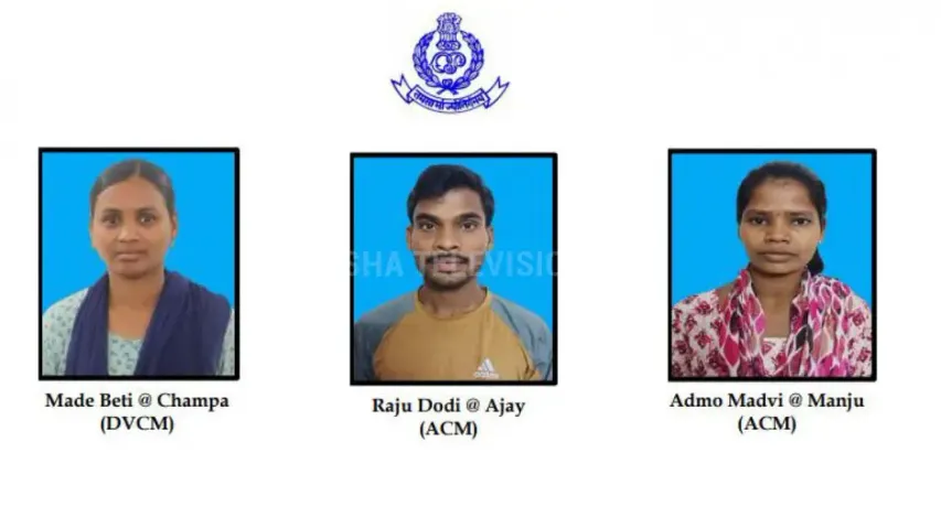 Three hardcore Maoists including two women surrender in Odisha's Kandhamal
