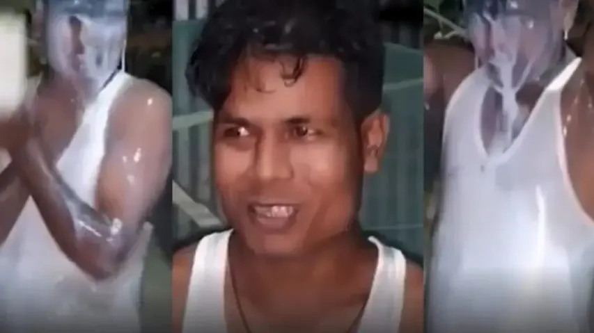 Man celebrates divorce by taking a milk bath Watch