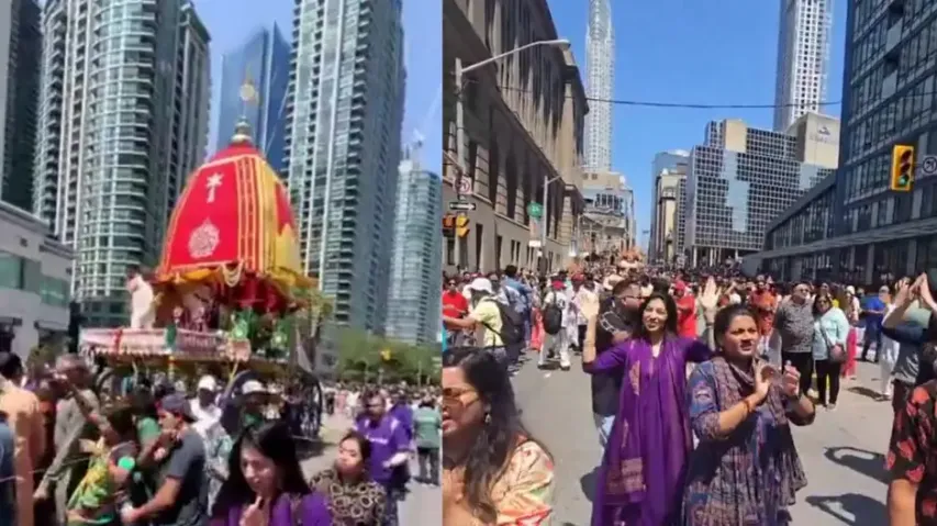 Eggs hurled at ISKCON's untimely Rath Yatra in Canada