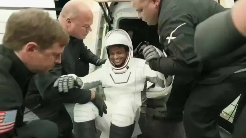 Shubhanshu Shukla returns to Earth