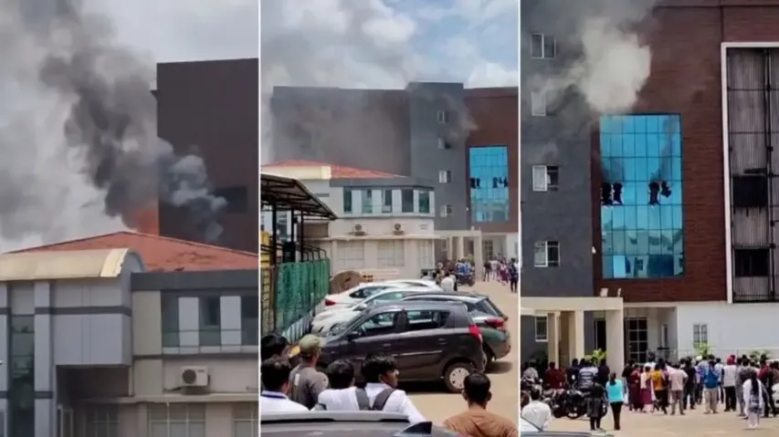 Fire breaks out at private engineering college in Bhubaneswar