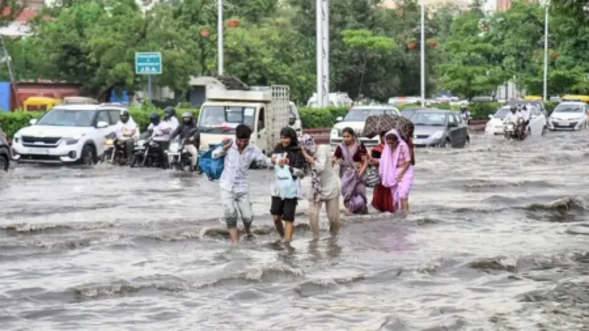Waterlogging in Jaipur