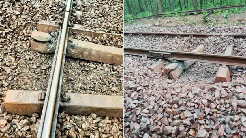 Maoists blow up Railway tracks near Odisha border on last day of ‘Shaheed Saptah’; massive combing O