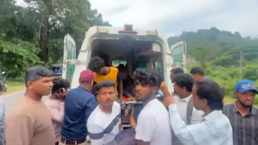 Road accident in Mohana