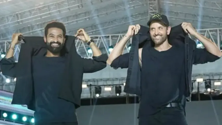 War 2 pre-release event: Jr NTR recalls Hrithik Roshan’s hug, showers praise, loses cool at fan