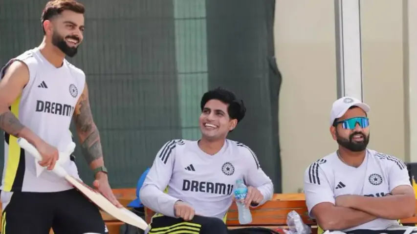 Virat, Rohit and Shubman