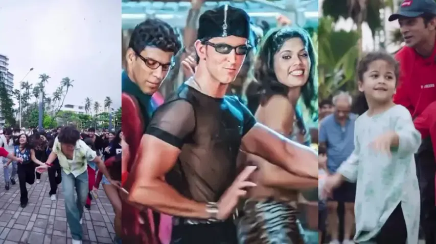Hrithikmania hits Mumbaikars! Over 50 dancers groove to Hrithik Roshan's hit numbers in Mumbai