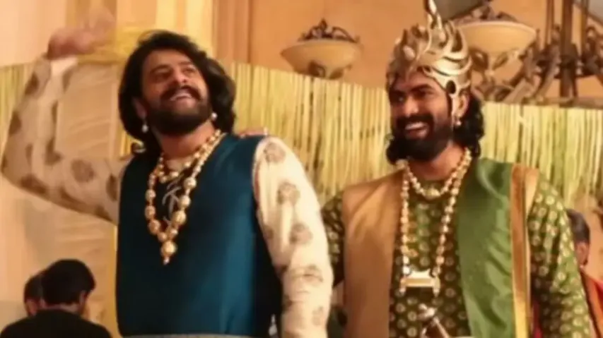 Baahubali BTS Delight: Prabhas and Rana Daggubati share laughs on set with a fun twist at the end