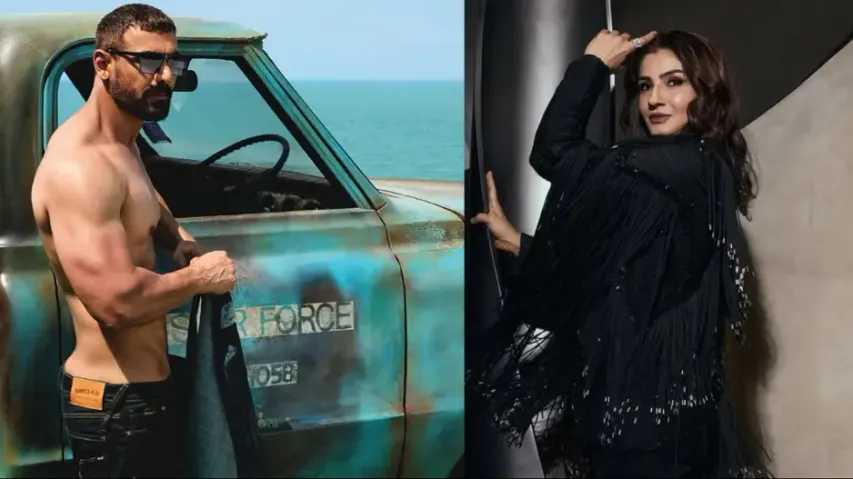 When John Abraham and Raveena Tandon revealed 'Top Secrets' of each other, watch