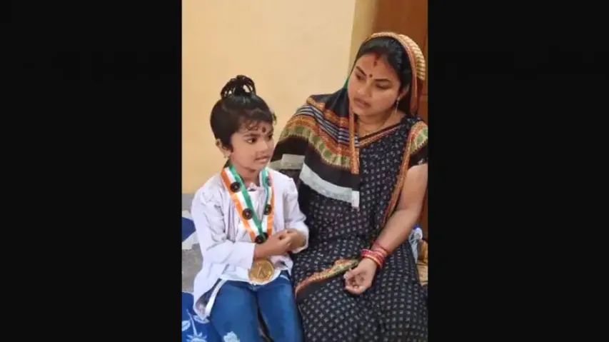 3-year-old Odisha girl enters India Book of Records for remarkable talent