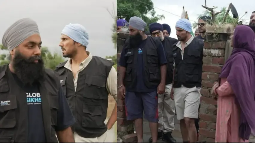 Punjab Floods: Randeep Hooda joins relief operations, watch