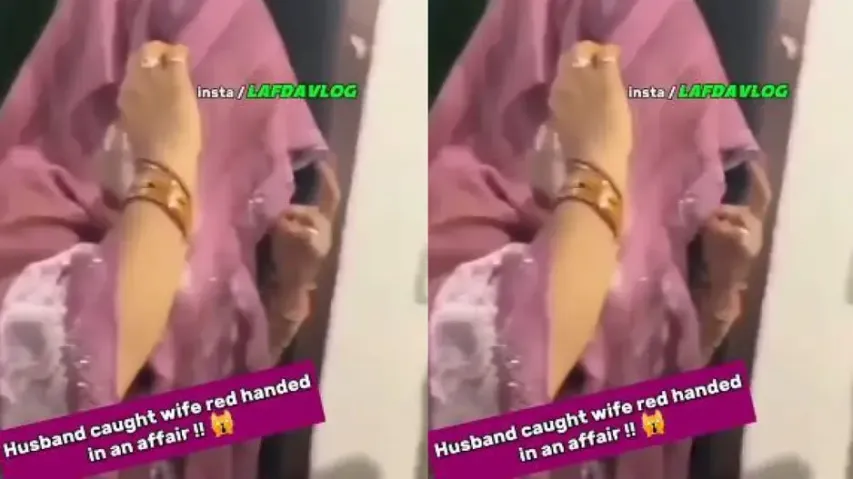 Man catches wife with boyfriend in OYO, video goes viral