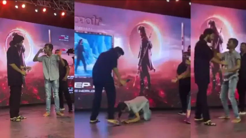 HanuMan star Teja Sajja’s heartfelt moment with fan having speech disability wins hearts, watch