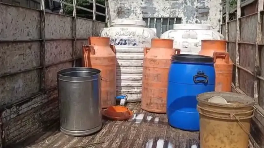 Odisha police bust illegal milk adulteration unit in Cuttack; key accused escapes