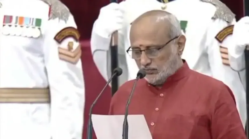 C P Radhakrishnan takes oath as 15th Vice President of India