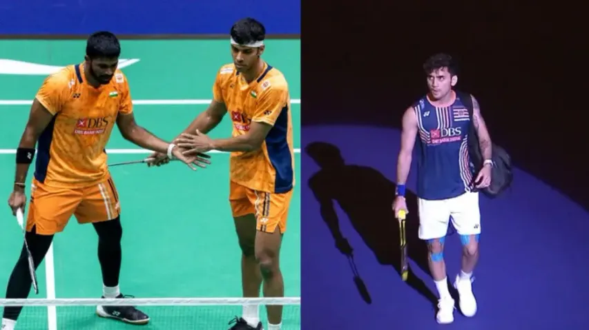 Men's doubles pair of Satwiksairaj Rankireddy and Chirag Shetty and Lakshya Sen