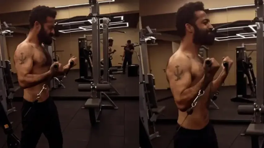Jr NTR’s fiery gym video ignites fan frenzy! Is it for Dragon? Watch