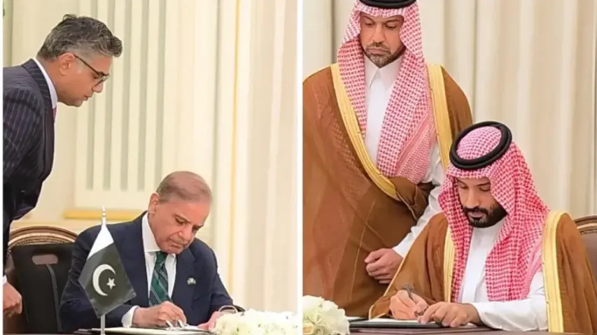 Pakistan and Saudi Arabia sign a Strategic Mutual Defence Agreement