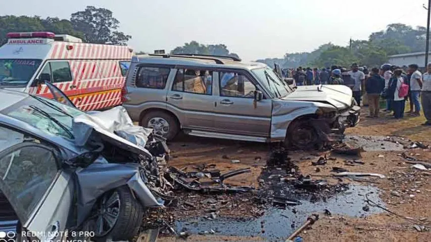 5 Killed As Car Hits SUV, Runs Over Workers Engaged In Road Construction In Rourkela