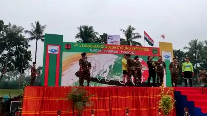 Indo-Bangla Joint Cycling Expedition To Commemorate 1971 War Flagged Off