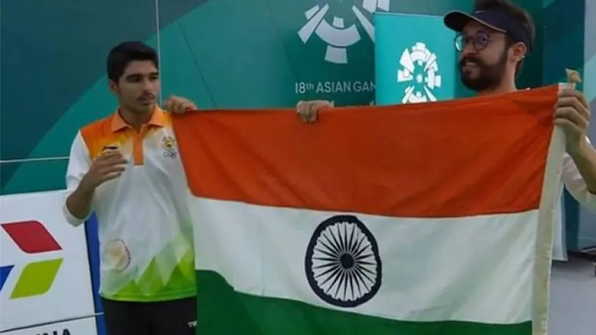 Asiad 2018: Saurabh wins gold, Abhishek gets bronze in Men's 10m Air Pistol final