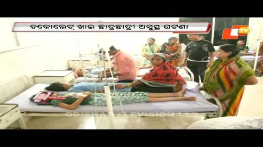 90 students taken ill after taking chocolates