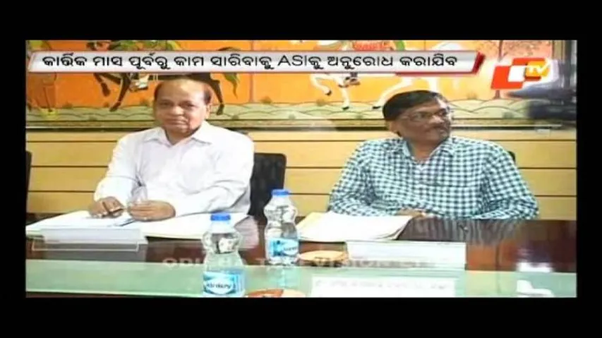 Repair of Jagamohan before ‘Kartik’ end