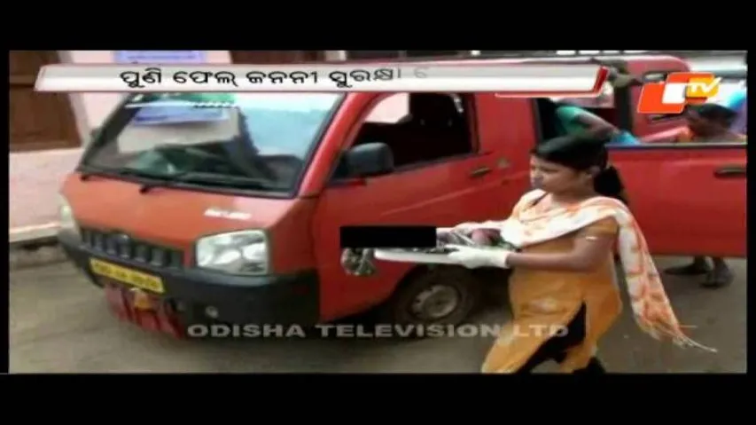 Woman delivers baby in van